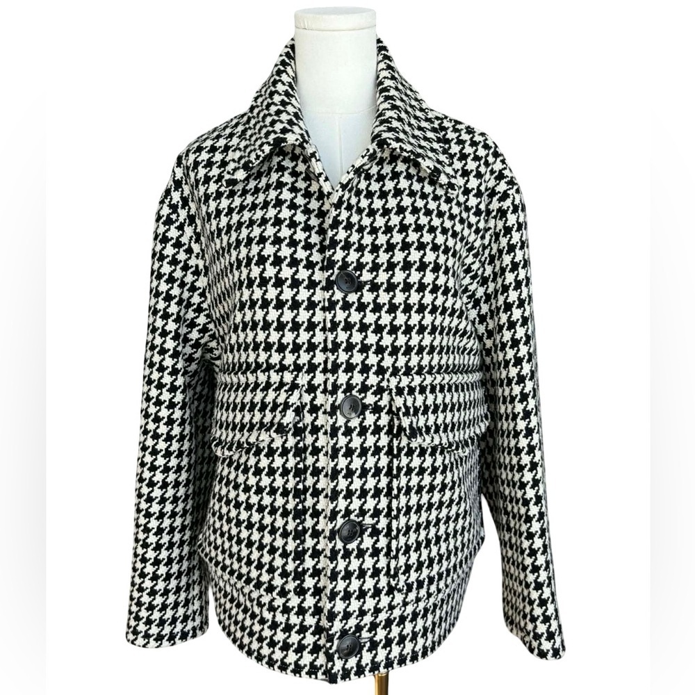 Ami alexandria mattiussi Houndstooth Boxy Fit Jacket - Picture 2 of 15